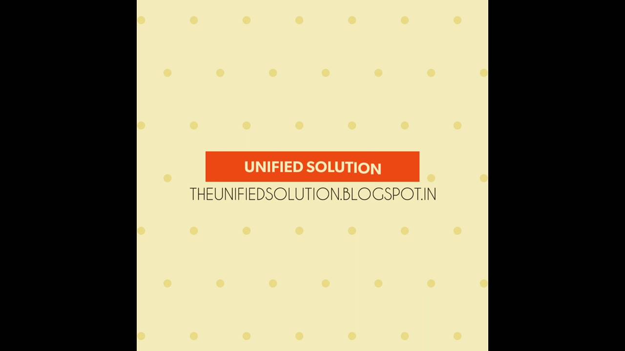 Unified Solution - Home