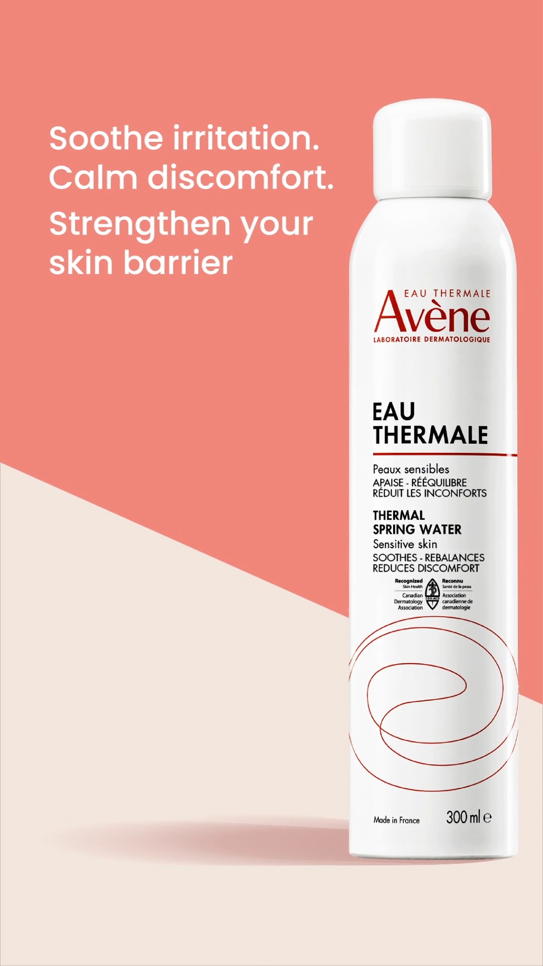Sensitive skin needs gentle strength. Avène Thermal Spring Water helps ...
