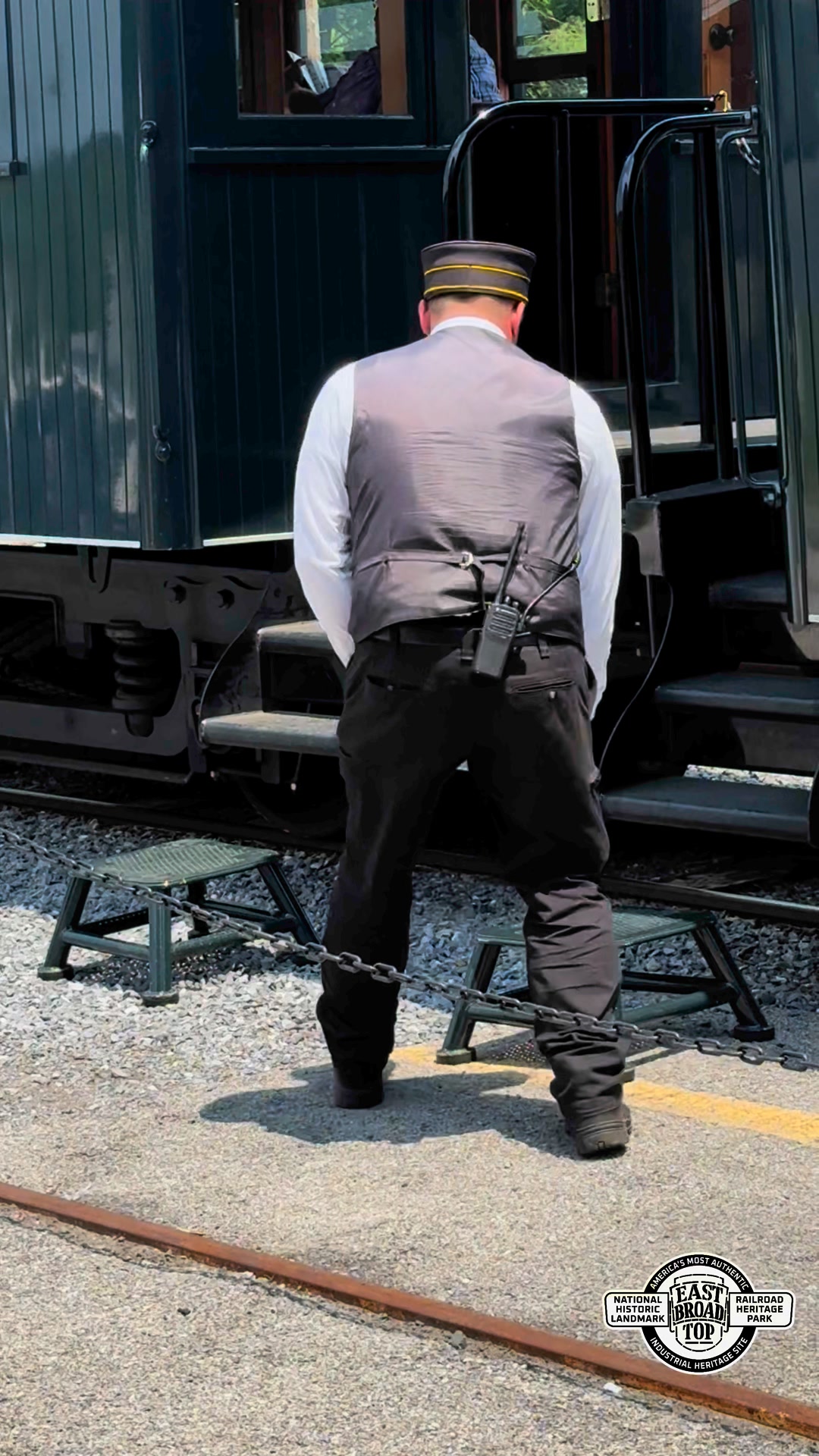 So you know, the conductor is the overall manager of the train and crew ...