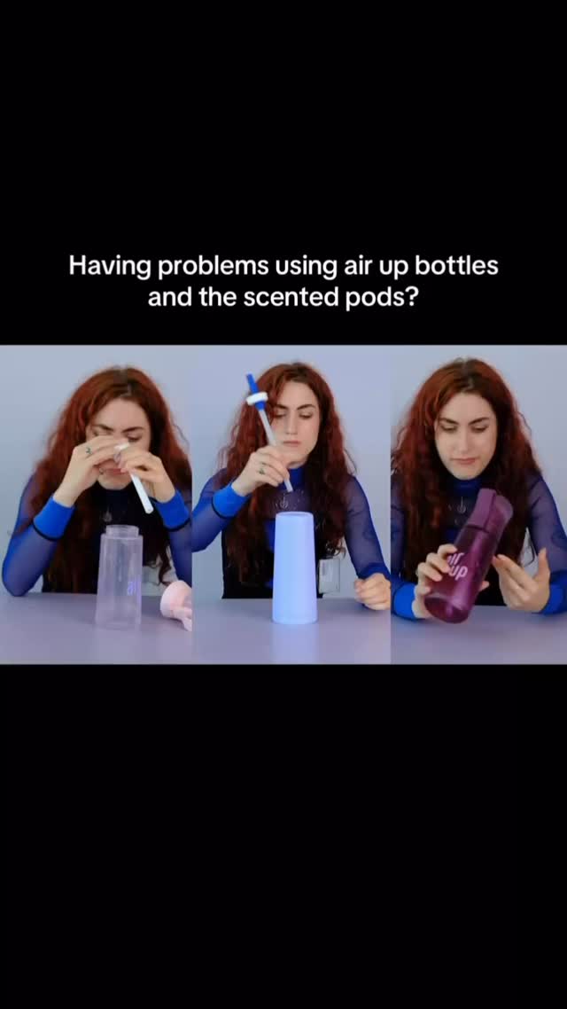 101 on how to give your water taste by scent. 💦, Got your bottle, but not quite sure how the Pods work?, This quick guide shows you exactly how air up gives your water flavour through scent. 👃💧
