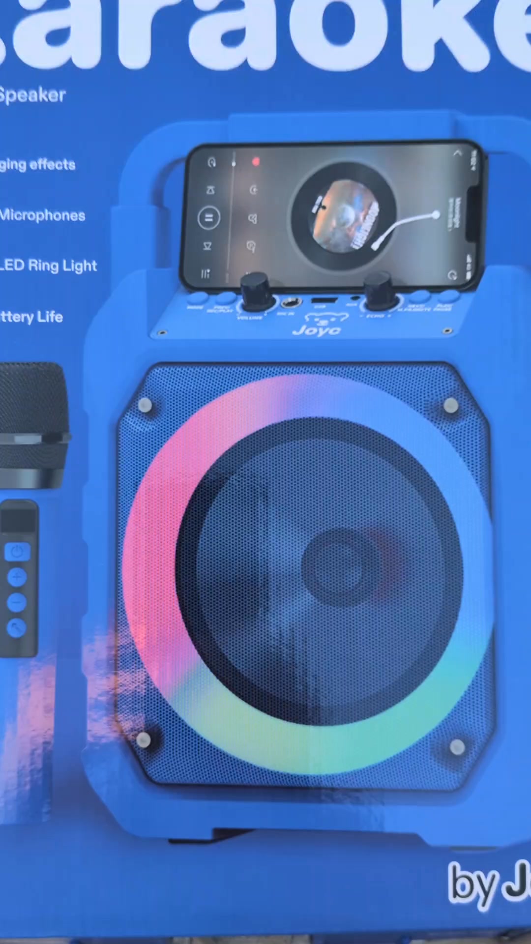 🎶 Karaoke night just got an upgrade! The JoyC Karaoke Jukebox is here ...
