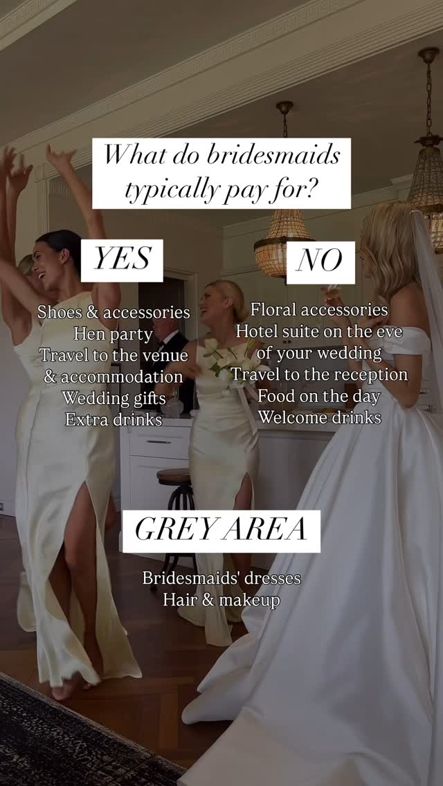 do i have to pay for bridesmaid dresses Should bridesmaids cover all bachelorette party costs? Waist Size:W34 A-Line Junior Bridesmaid Dresses Elizabeth Taylor 1970 Oscar