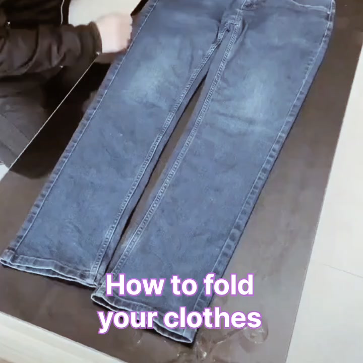 How to Fold Clothes Fast - folding your clothes to save space ...