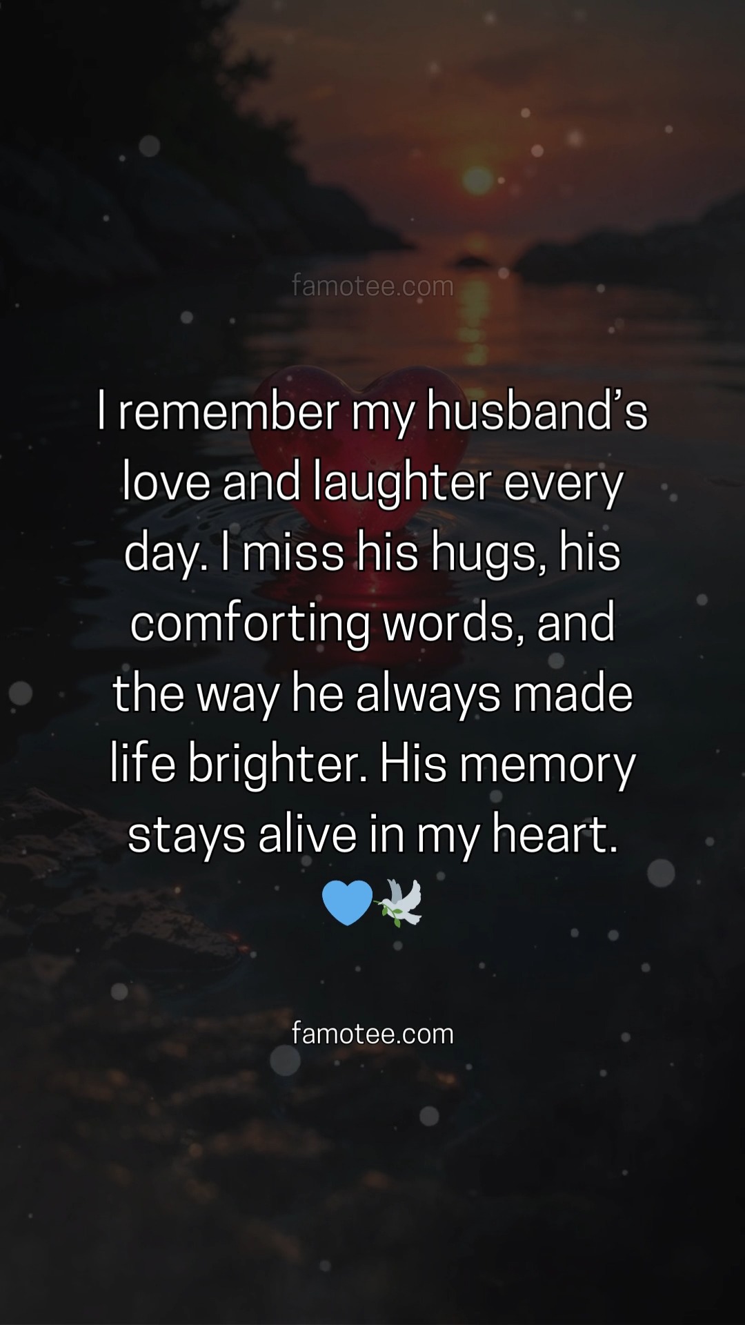 I miss my Husband in Heaven, my partner, my forever love 💔🥺 | Missing ...