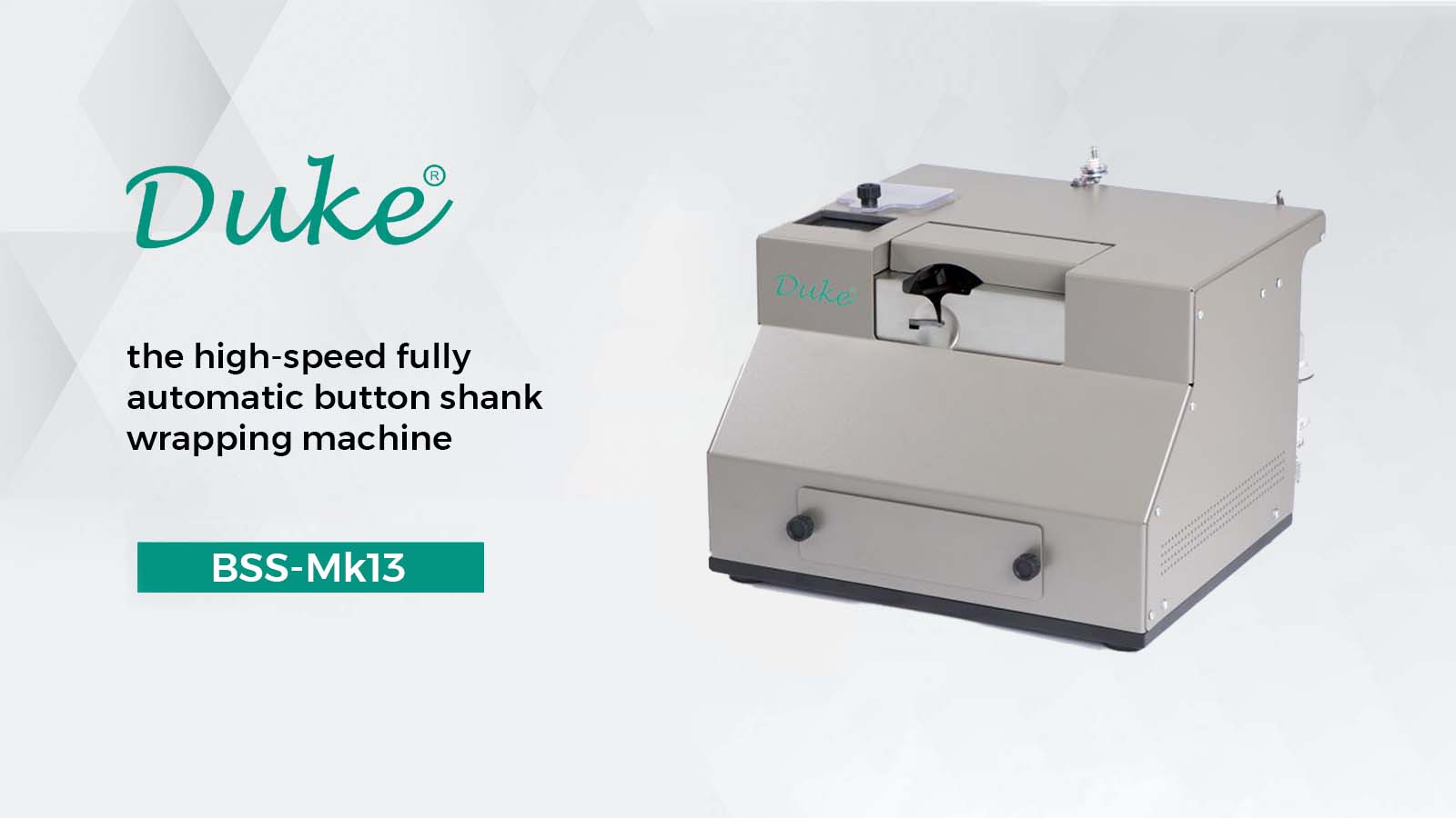 The ⚡ BSS-Mk13 ⚡ is a high-speed, fully automatic shank button wrapping ...