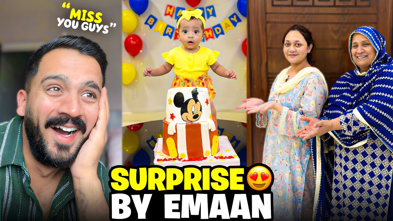 Ayat’s Birthday Surprise by Emaan & Mama😍Finally Haider going Pakistan🥺 ...
