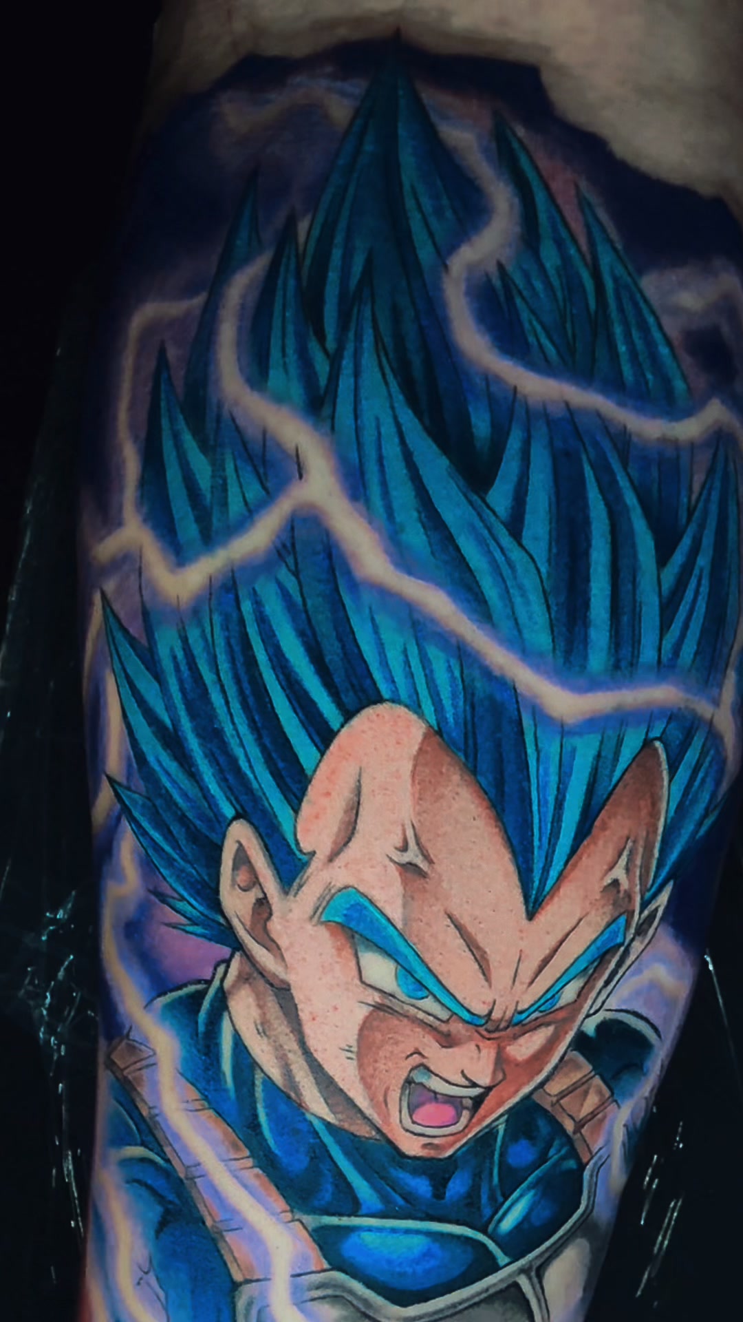 First tattoo! Based on auctioned off toy packaging art by John