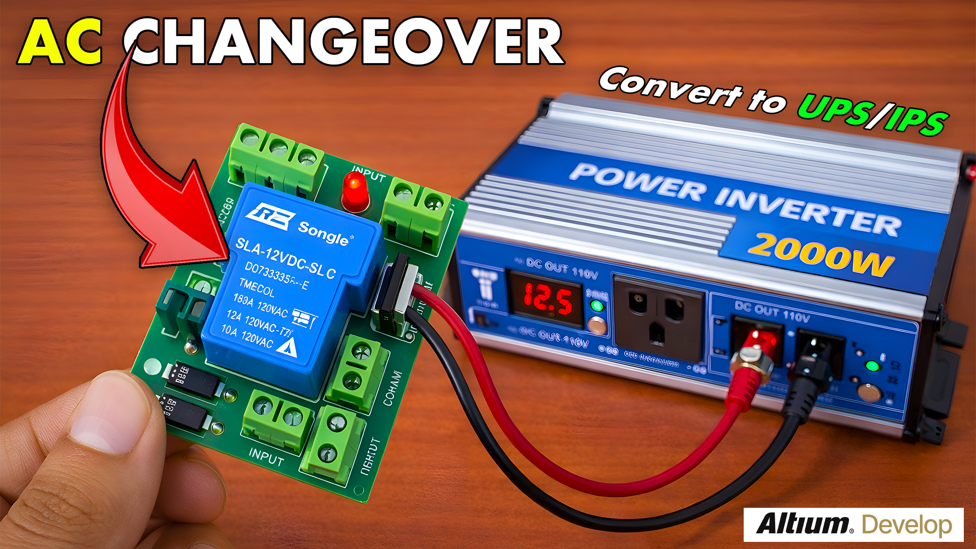 In this video, we will learn how to AC Changeover for 1000W, 500W, and ...