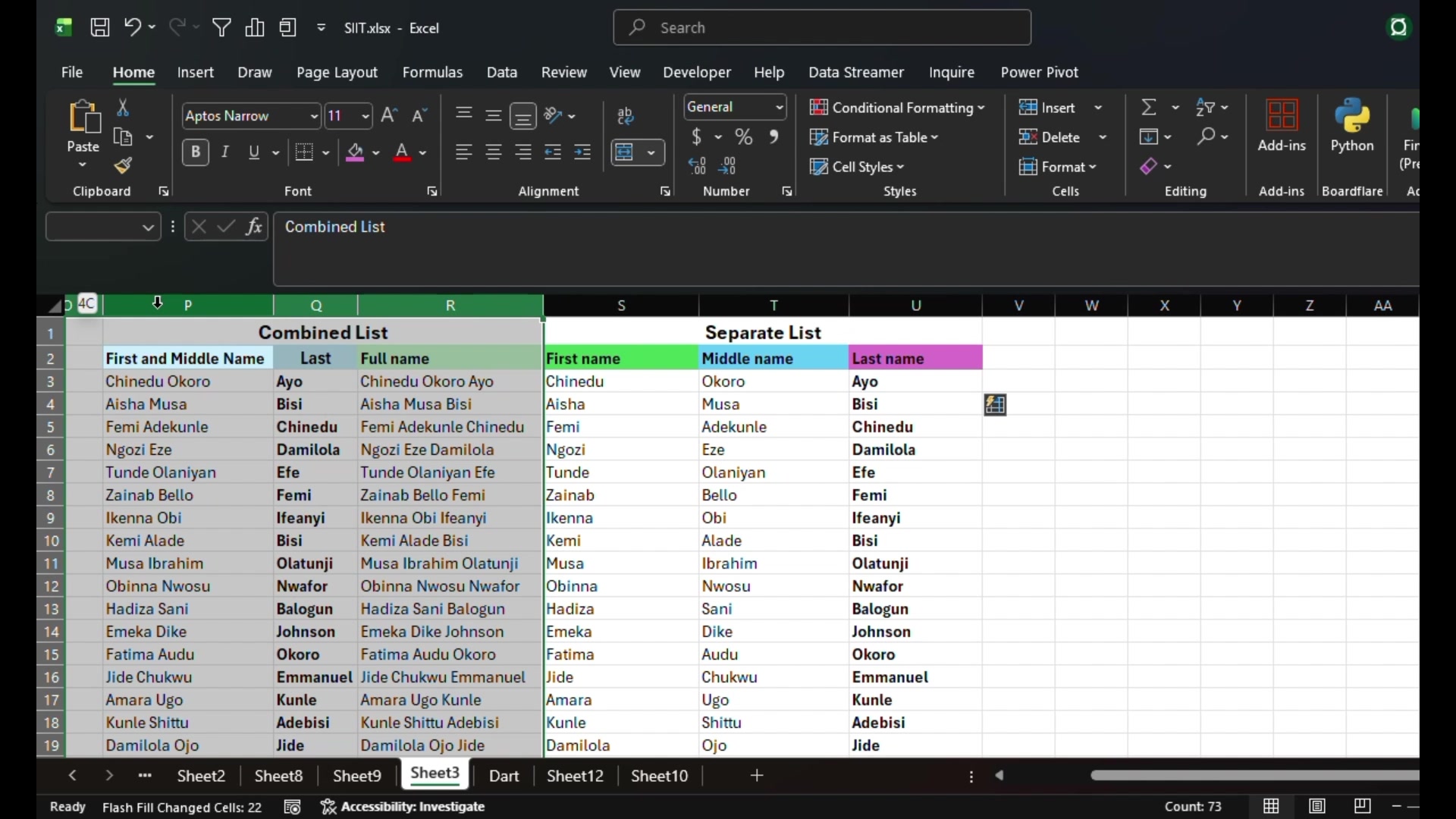 How to Split Data in Excel by Pattern with One Shortcut Tired of manual ...
