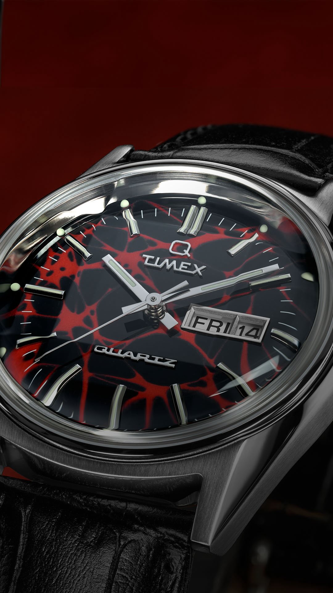 A Bold Return A '70s icon with a cinematic past, the Q Timex Red