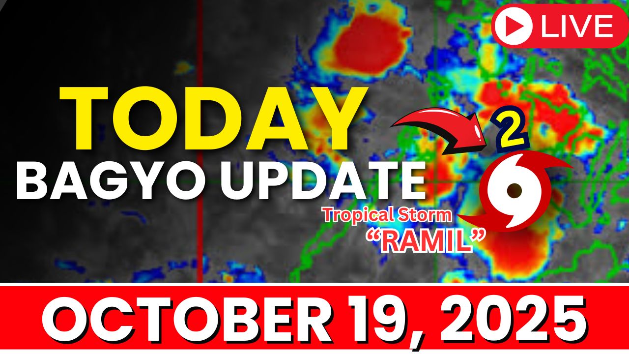 BAGYO UPDATE TODAY OCTOBER 19, 2025 | WEATHER TOMORROW | WEATHER ...