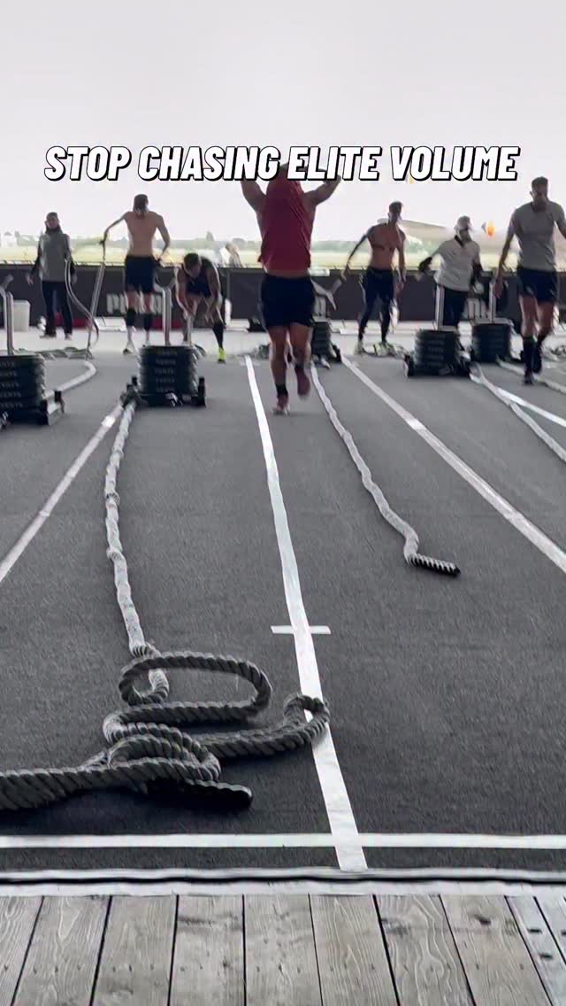 Stop comparing your training week to the elites you see on social media ...