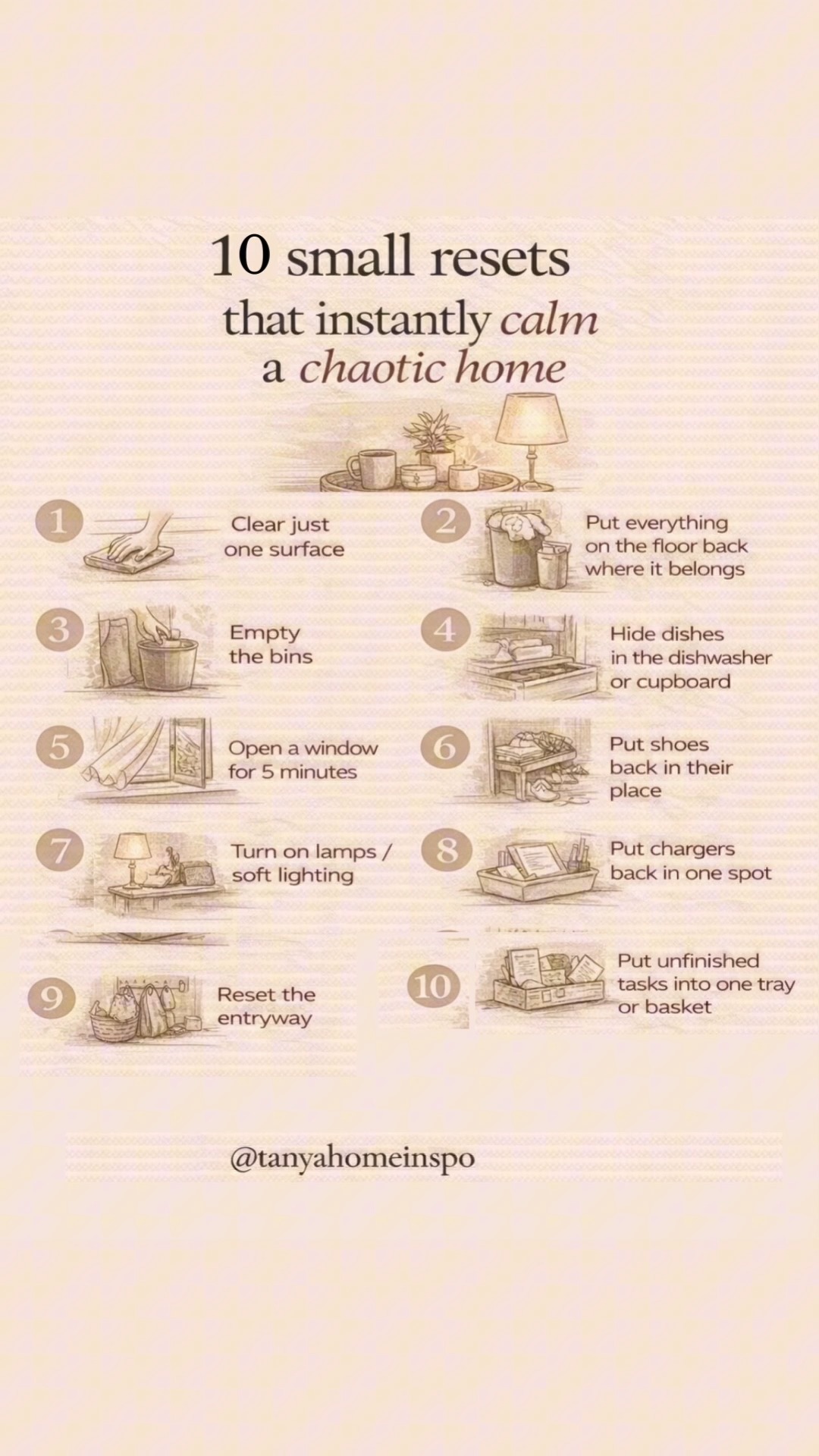 If your home feels chaotic, you don’t need a deep clean 🖤 You need a ...