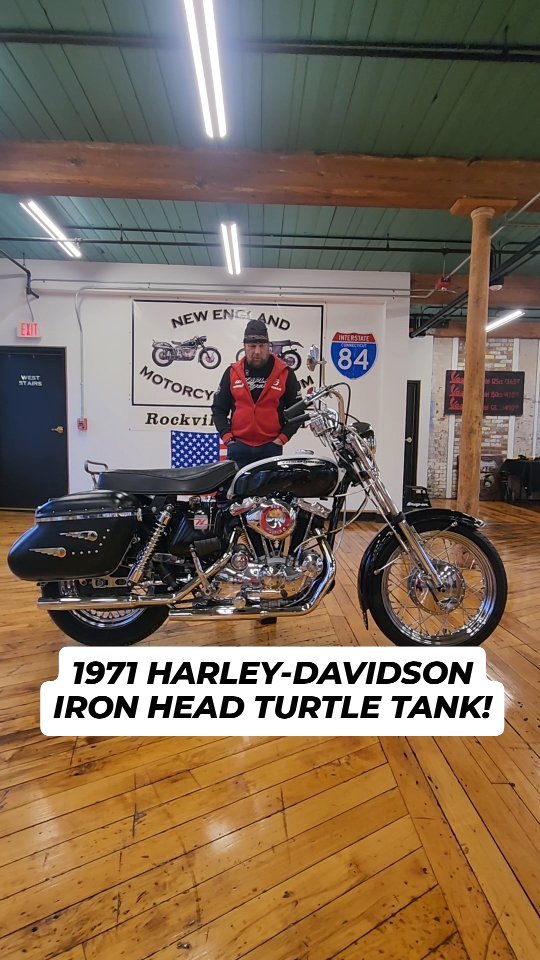 1971 HARLEY-DAVIDSON SPORTSTER XLH TURTLE TANK! EBAY AUCTION HERE