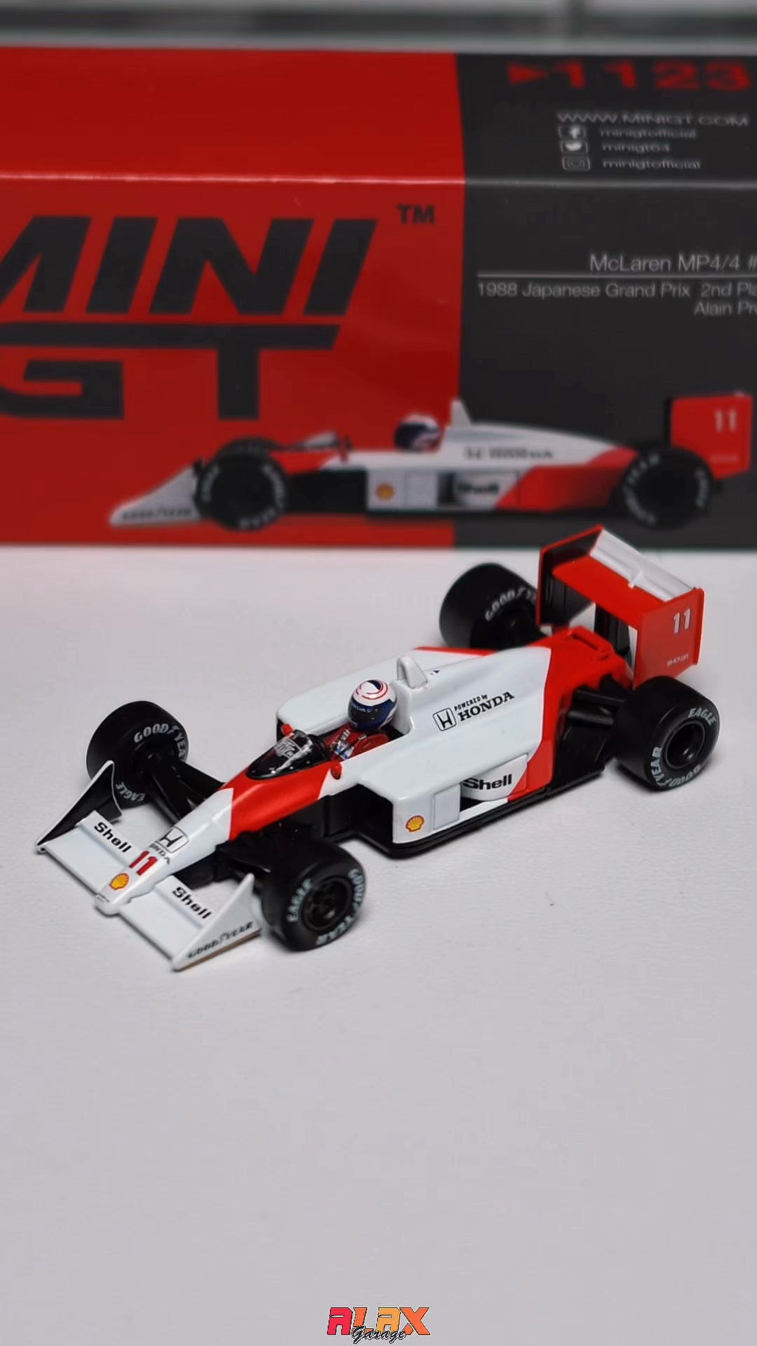 McLaren MP4/4 11 Alain Prost 1988 Japanese Grand Prix 2nd Place