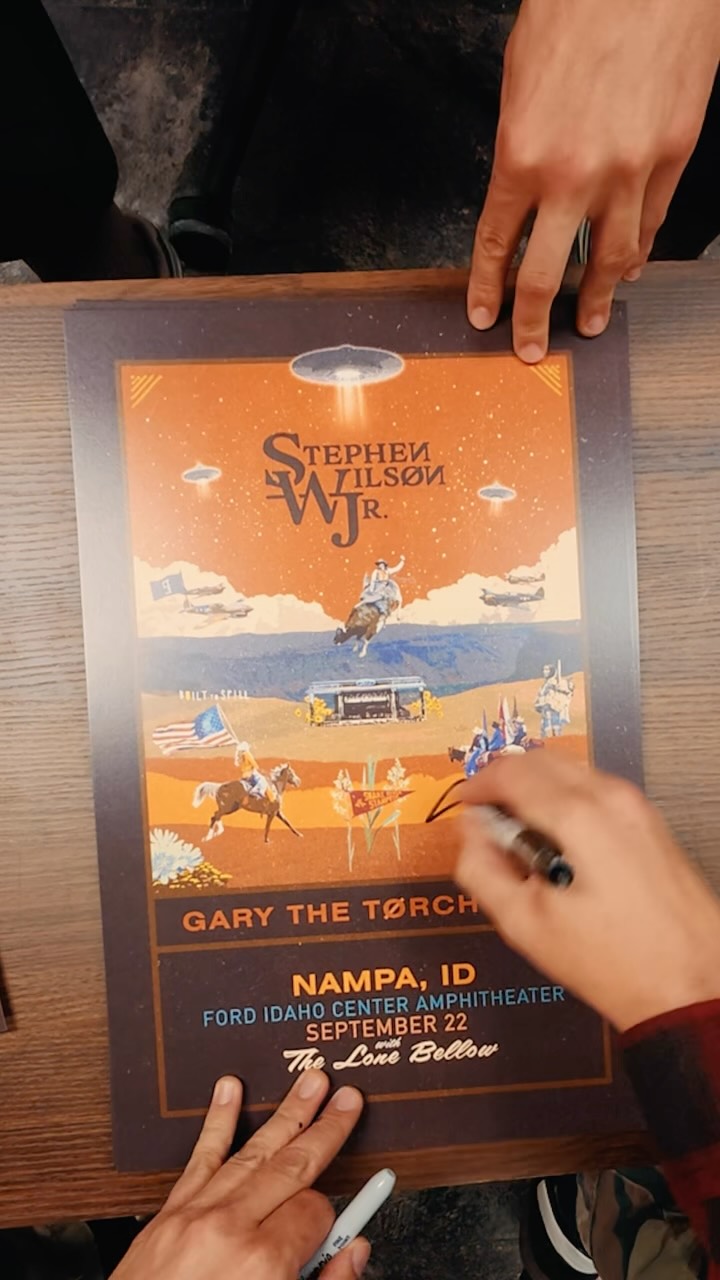 Boise/Nampa, ID - 09.22.26 - signed posters for sale / at show