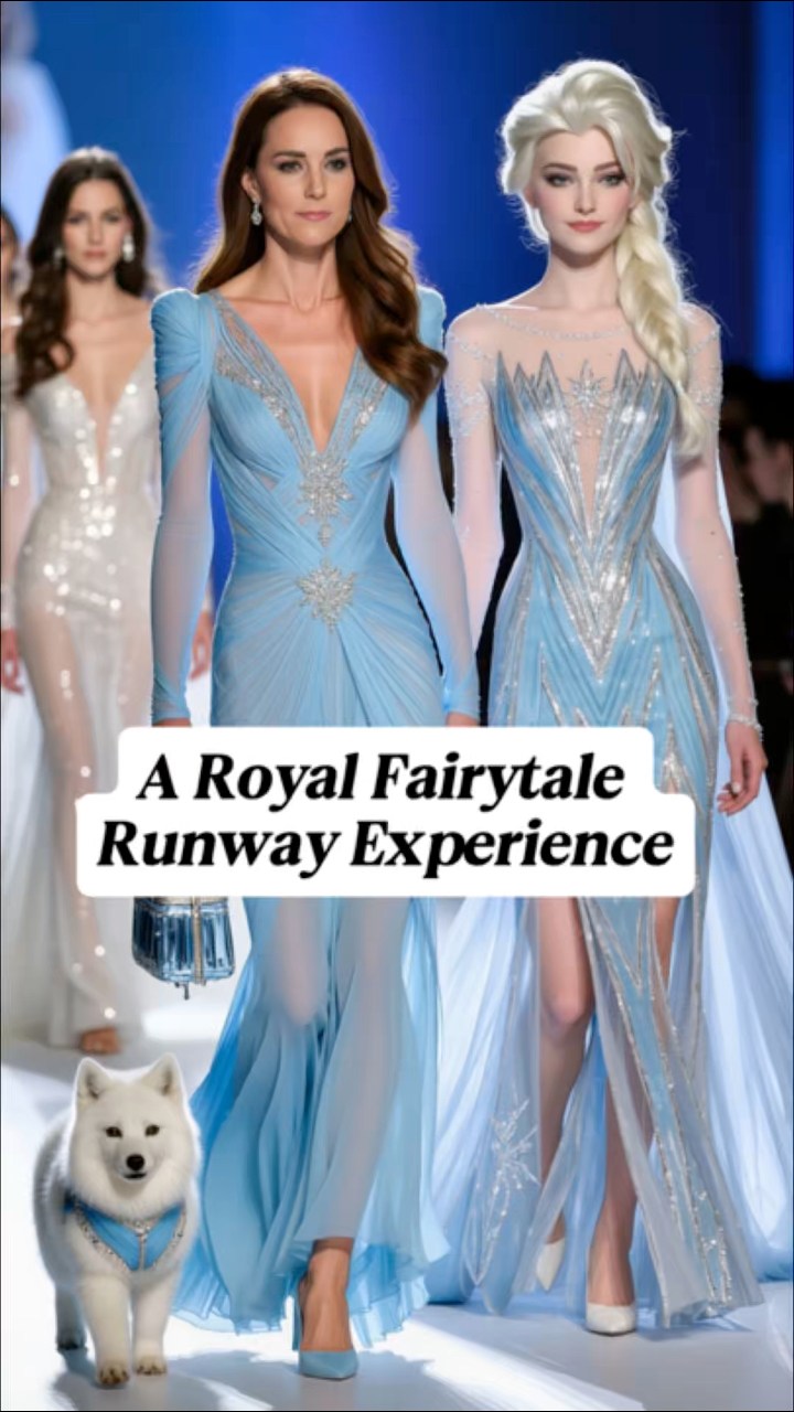 A magical runway fantasy comes alive as Kate, William, Harry, Meghan ...