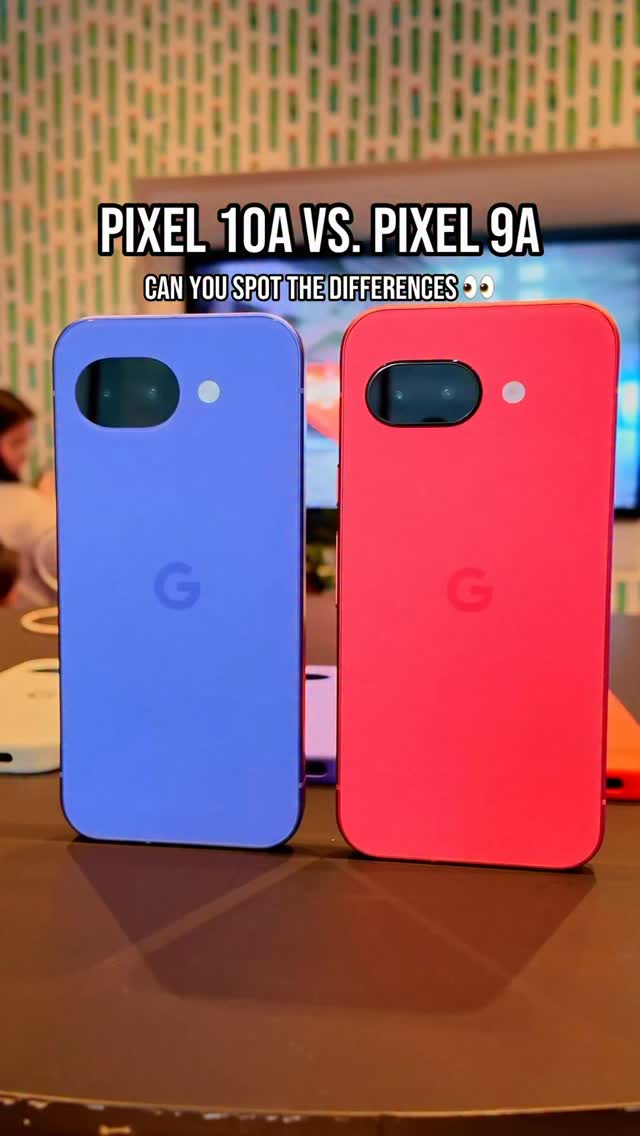 Up close with Pixel 10a vs. Pixel 9a, looking at the design differences ...