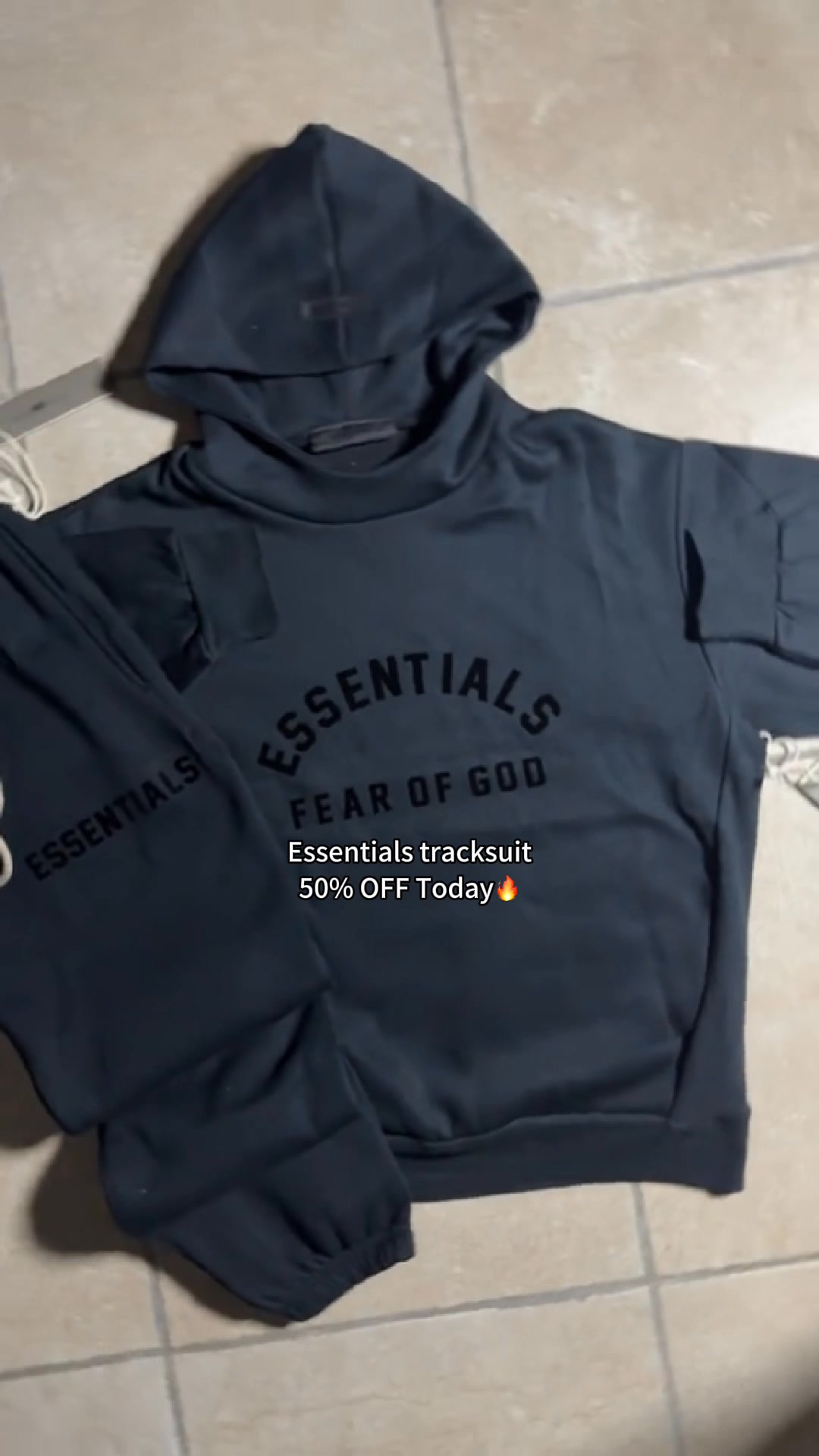 Almost SOLD OUT! 😱 Grab your Essentials Tracksuit now — 50% OFF today ...