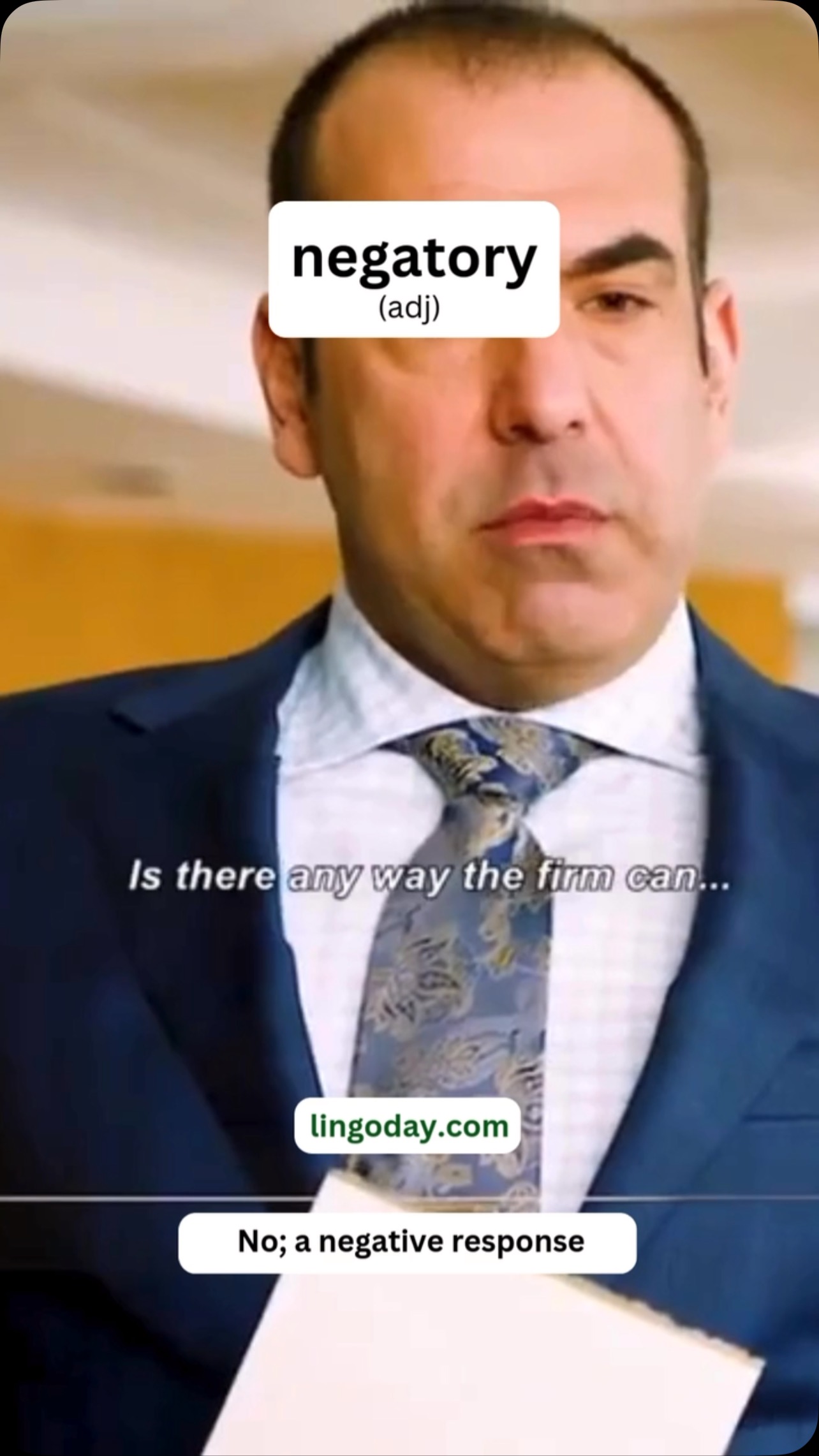 Negatory – A Fancy Way to Say “No”! 🗣️ | @Lingoday 🙅‍♂️ Negatory is a ...