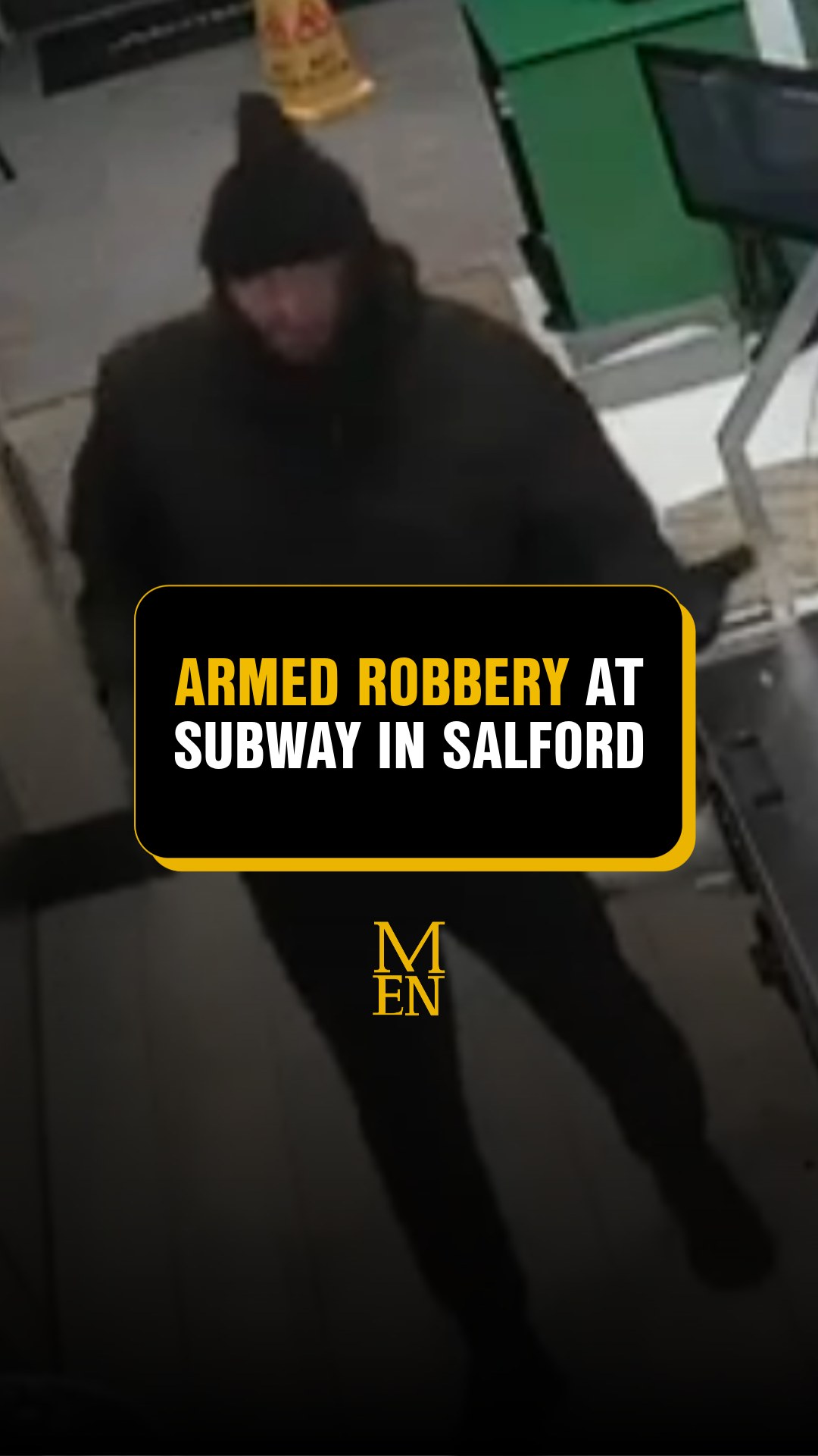 Detectives have issued this CCTV image following an armed robbery at a ...
