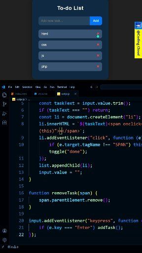 Coding Cloud - How to Create To-Do List using HTML CSS... | Facebook