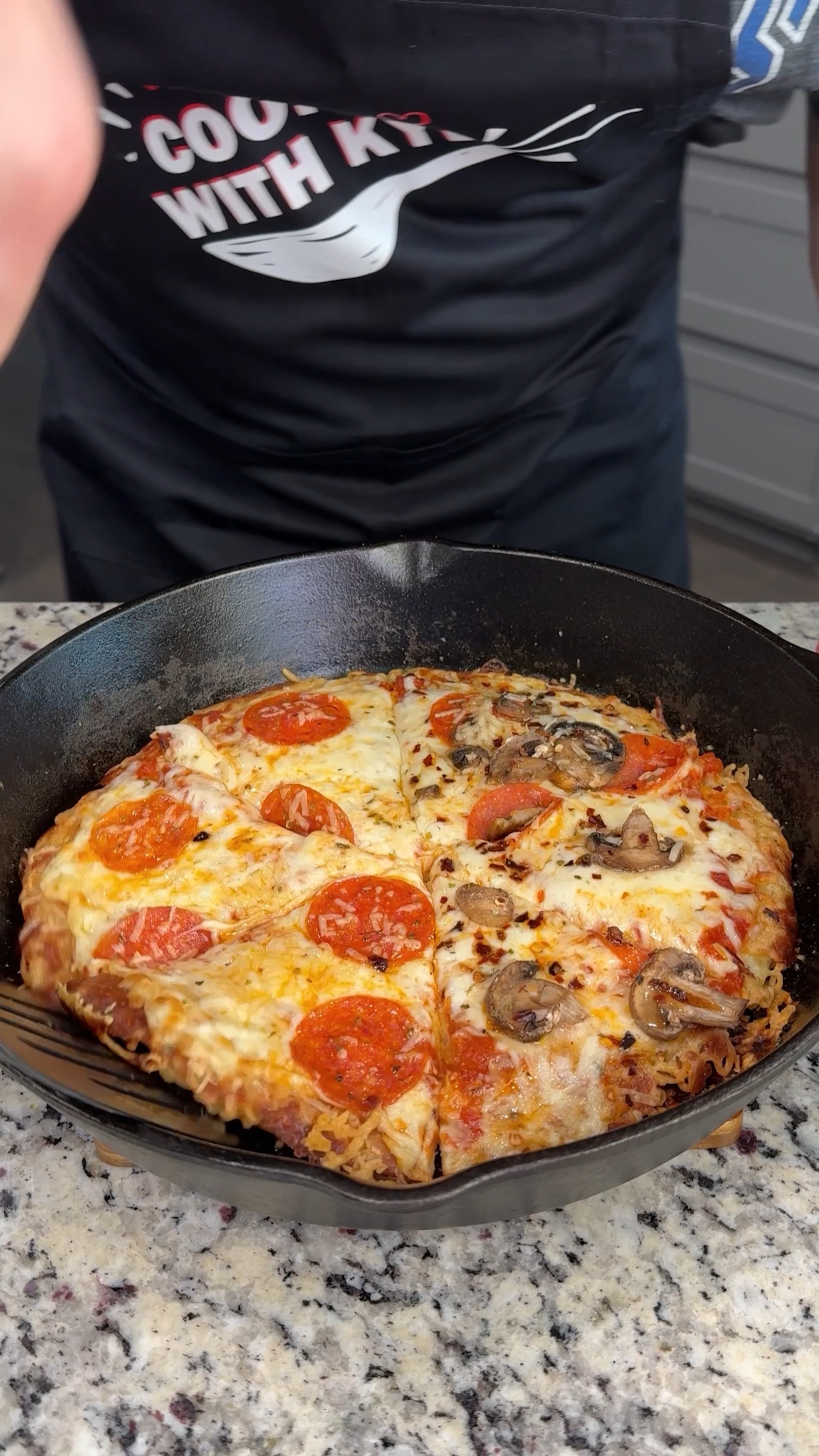Ramen Crust Pizza Recipe You Will Love! 🍕 | Kyle Istook | Facebook