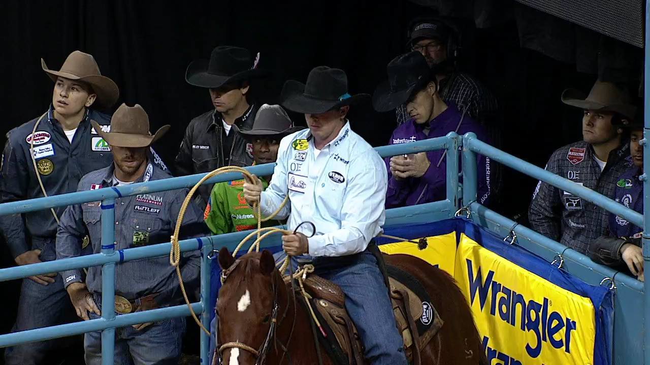 2017 #WranglerNFR Tie Down Roping Round 1 | 2017 #WranglerNFR Tie Down ...