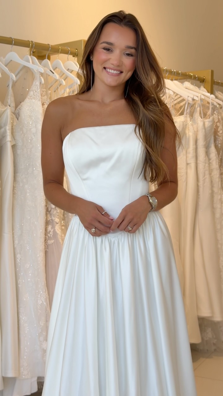 formal dresses in madison ms Something to bring simple elegance to the party!! 💍🤍✨, #bridalpath #trendingbridal #bridalgowns #weddingdress #wedding | Bridal Path prom dresses