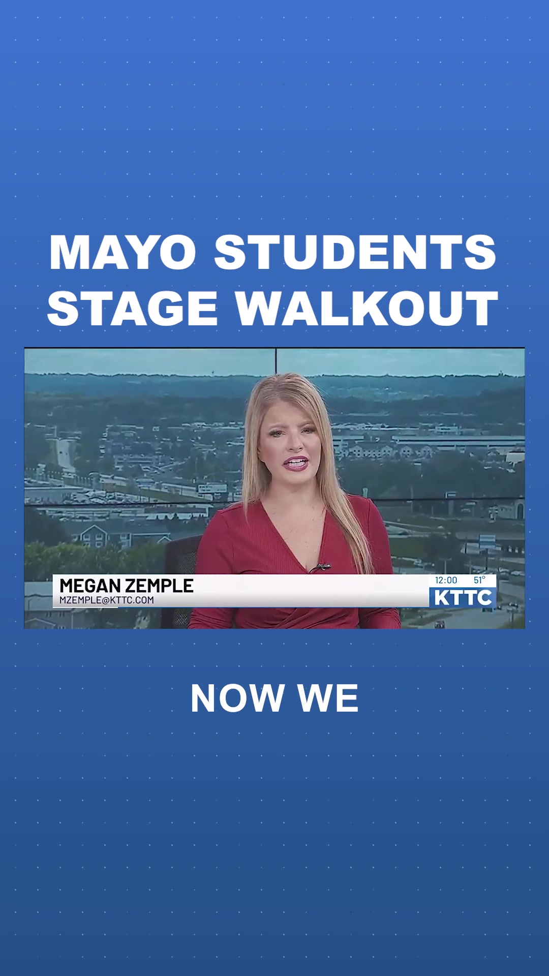 Students from Mayo High School in Rochester, among many other students ...