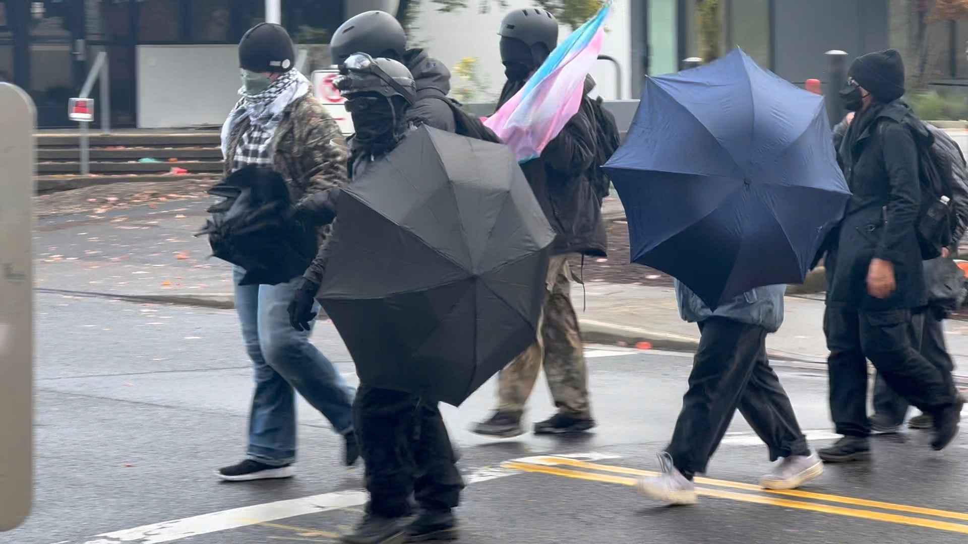 I was attacked without provocation today by an Antifa militant outside ...