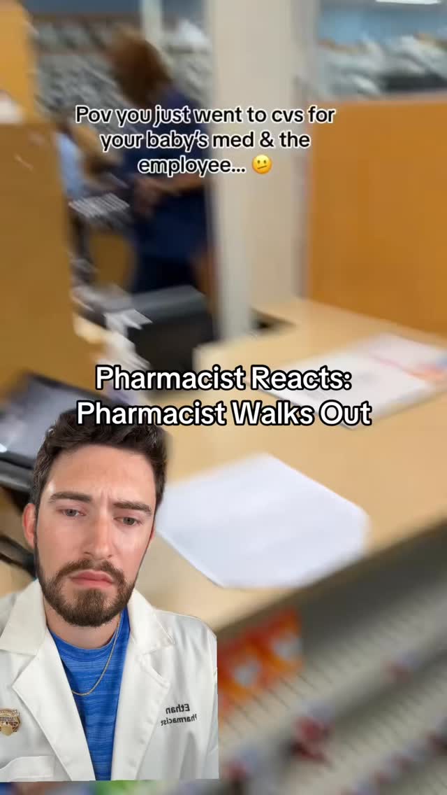 Pharmacist LEAVES the pharmacy while the store is still open. This is a ...