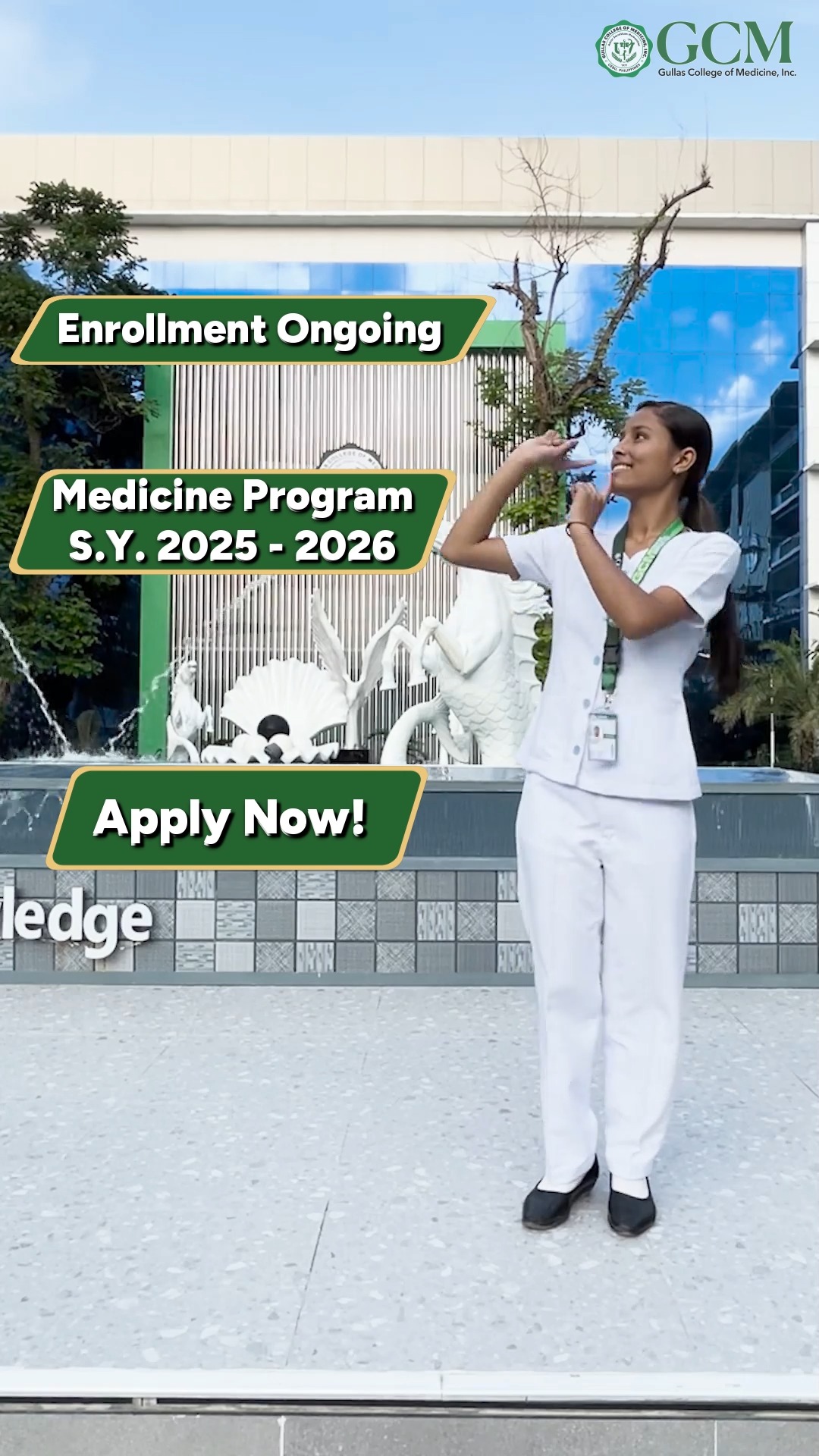 𝗘𝗻𝗿𝗼𝗹𝗹 𝗻𝗼𝘄 𝗮𝘁 𝗚𝗖𝗠! Applications for the Doctor of Medicine program (AY ...