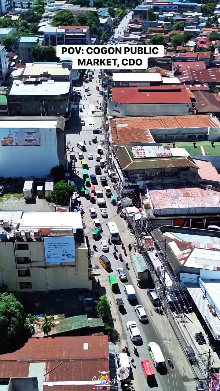 Aerial view from Cogon Public Market, CDO. | CdOnskie | Facebook