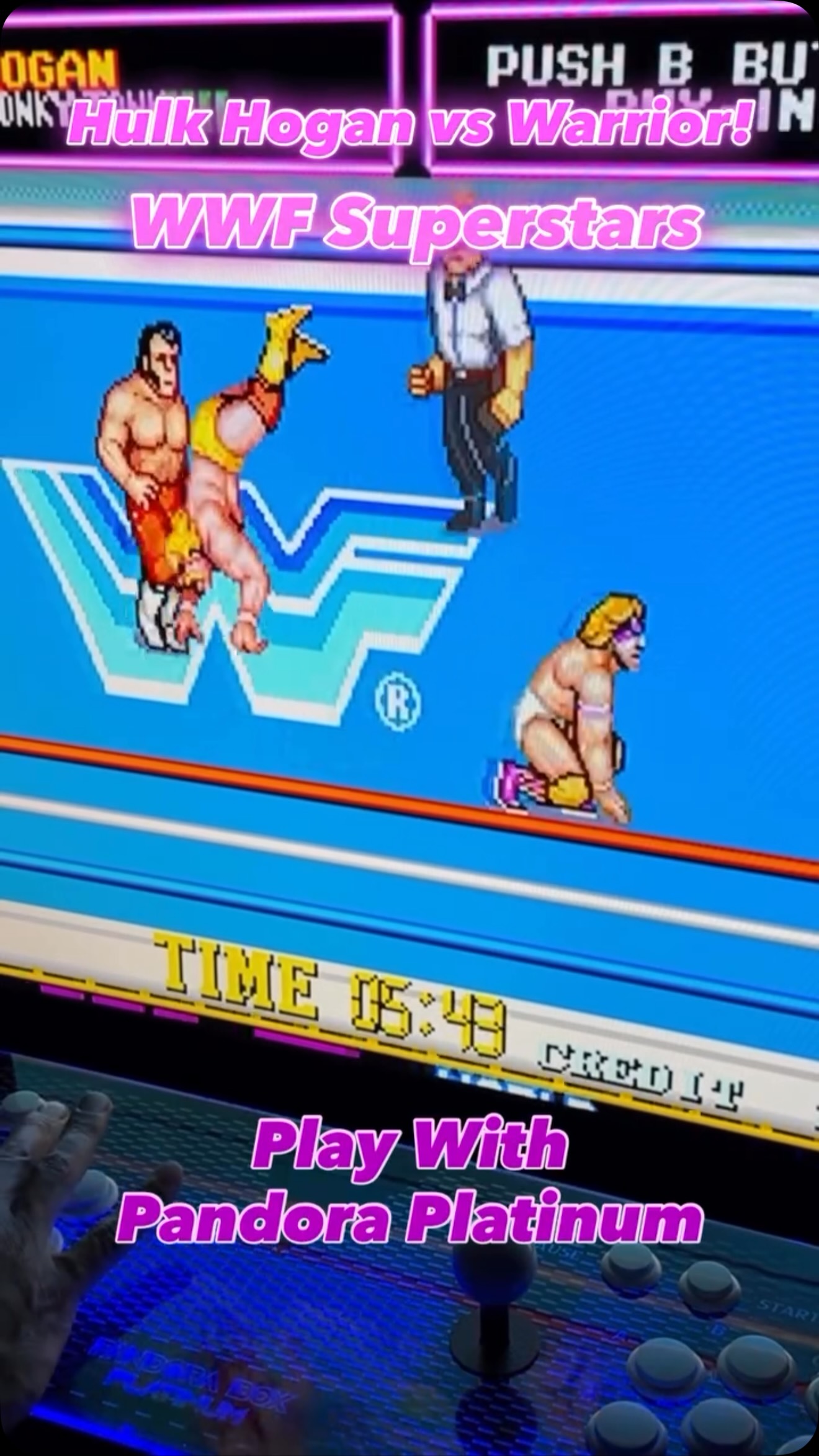 The only original WWF wrestling game made for the arcades. This is