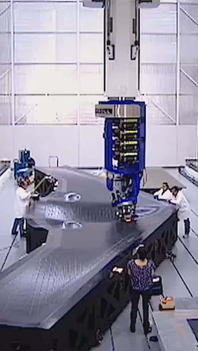 Giant Composite Aerospace Part Manufacturing This machine is the ...