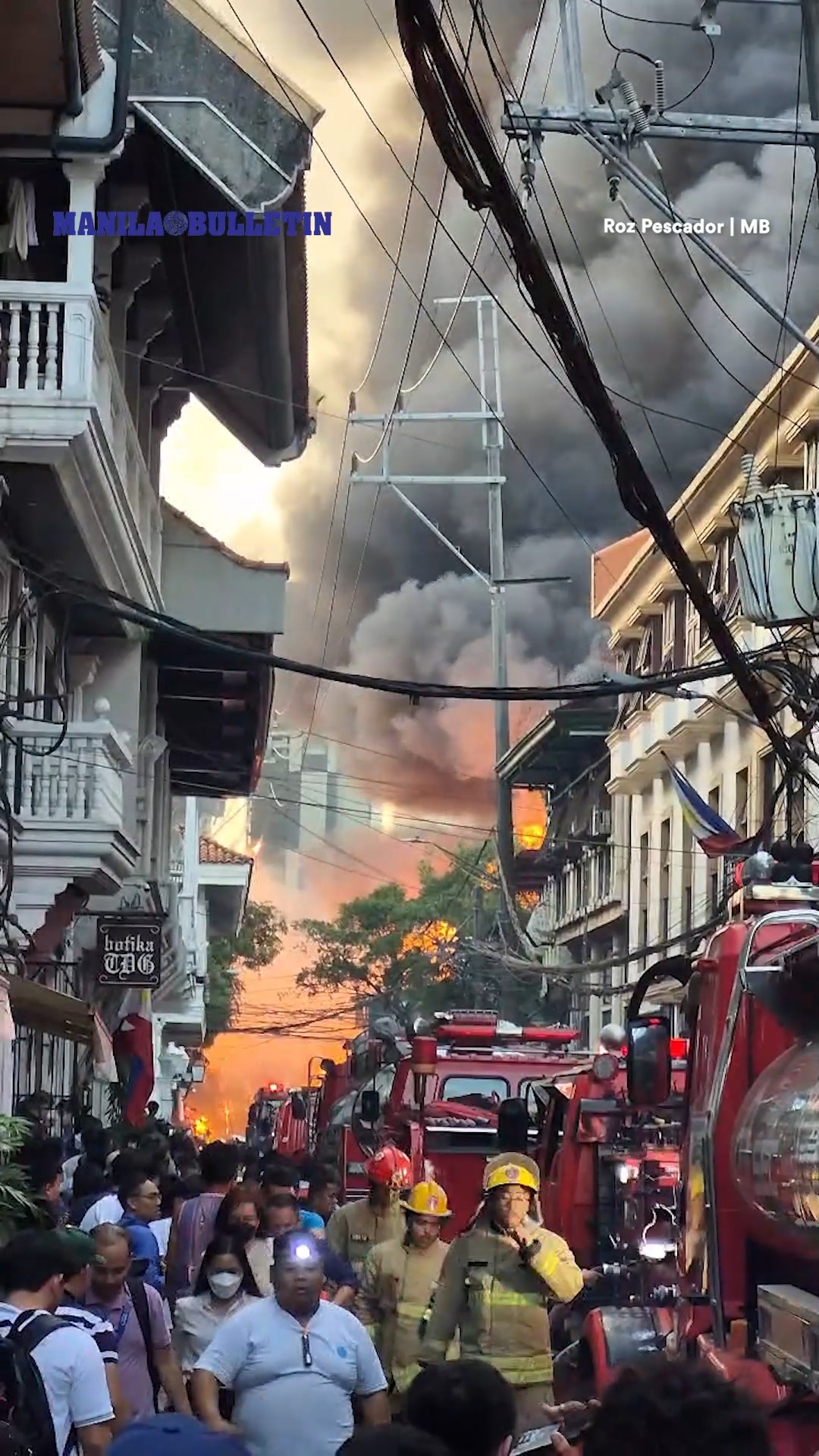 WATCH: A fire broke out in a residential area known as “Maisan” at the ...