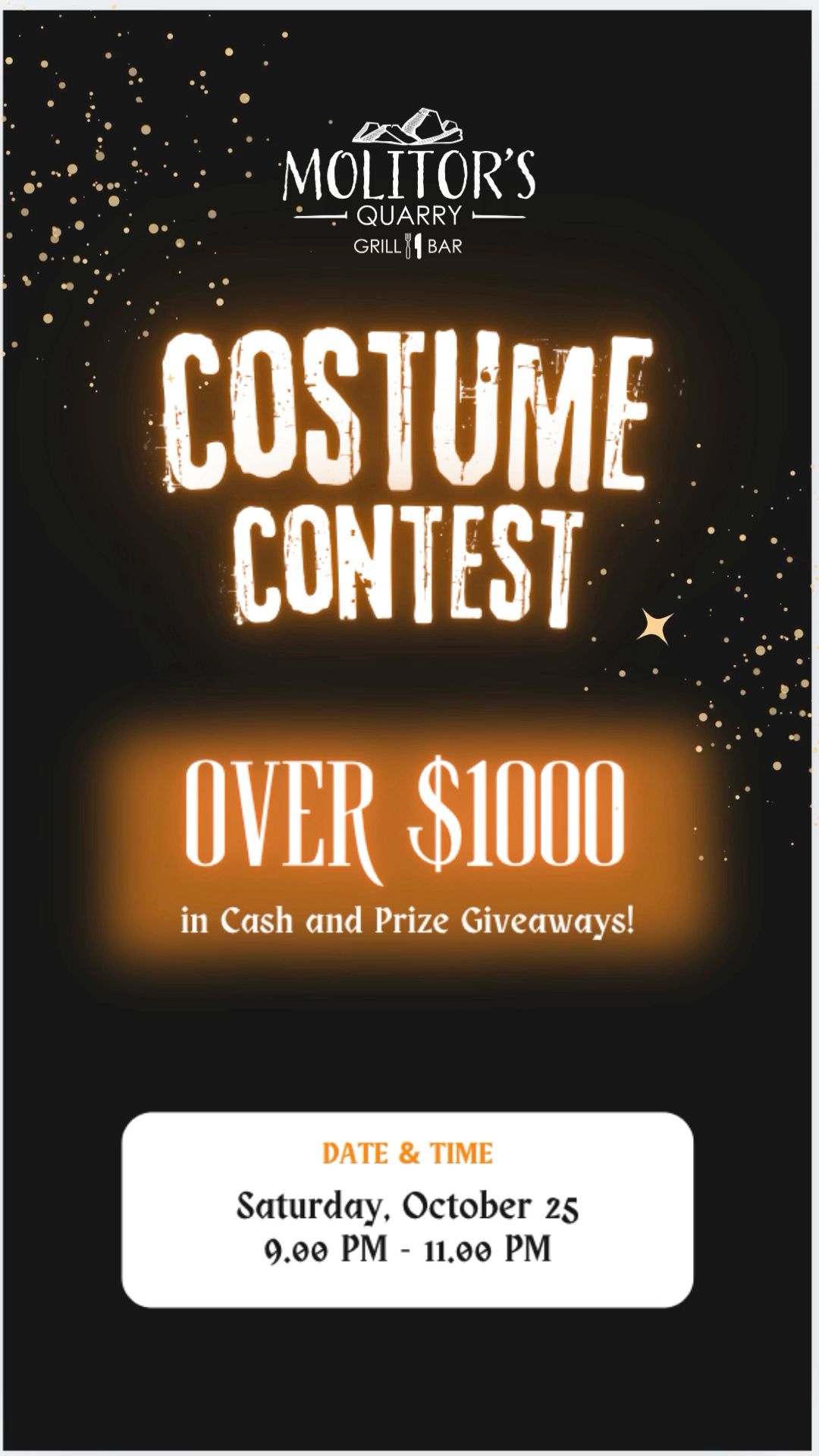 🧛‍♂️ COSTUMES. CASH. CRAZY FUN. Join us this Saturday, Oct. 25 for our ...