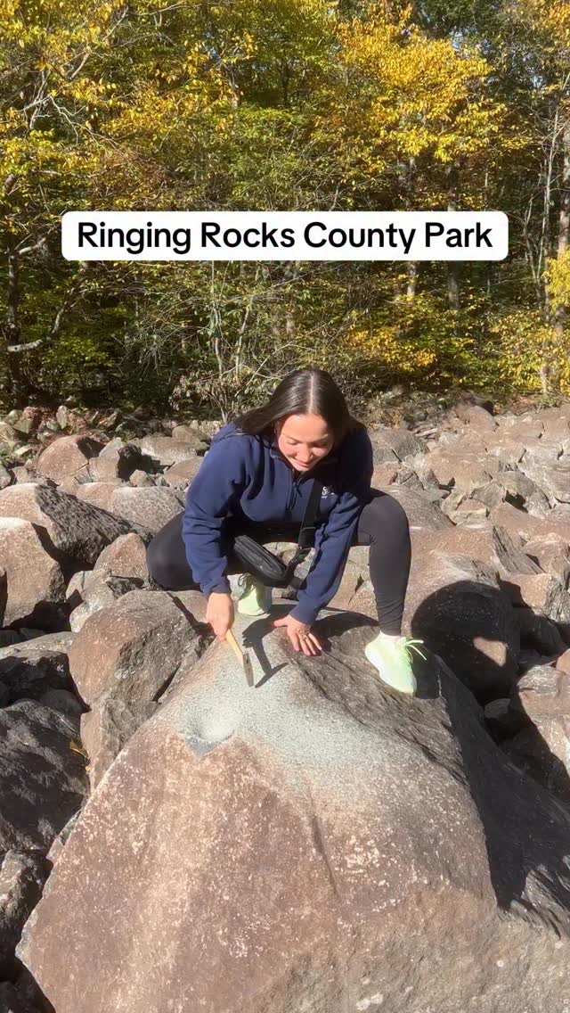 🪨🔨Have you ever been to Ringing Rocks County Park in Bucks County, PA ...
