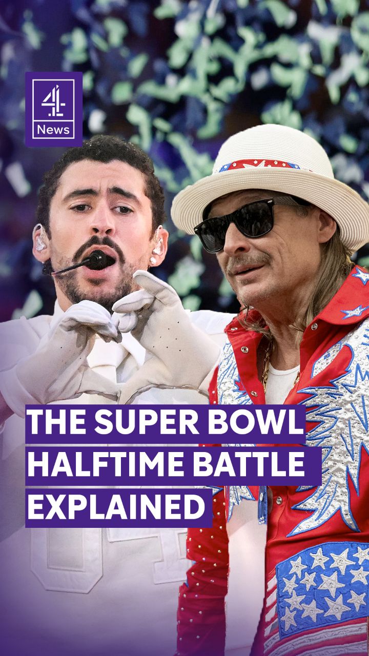 The Super Bowl halftime show was headlined by Puerto-Rican artist Bad ...