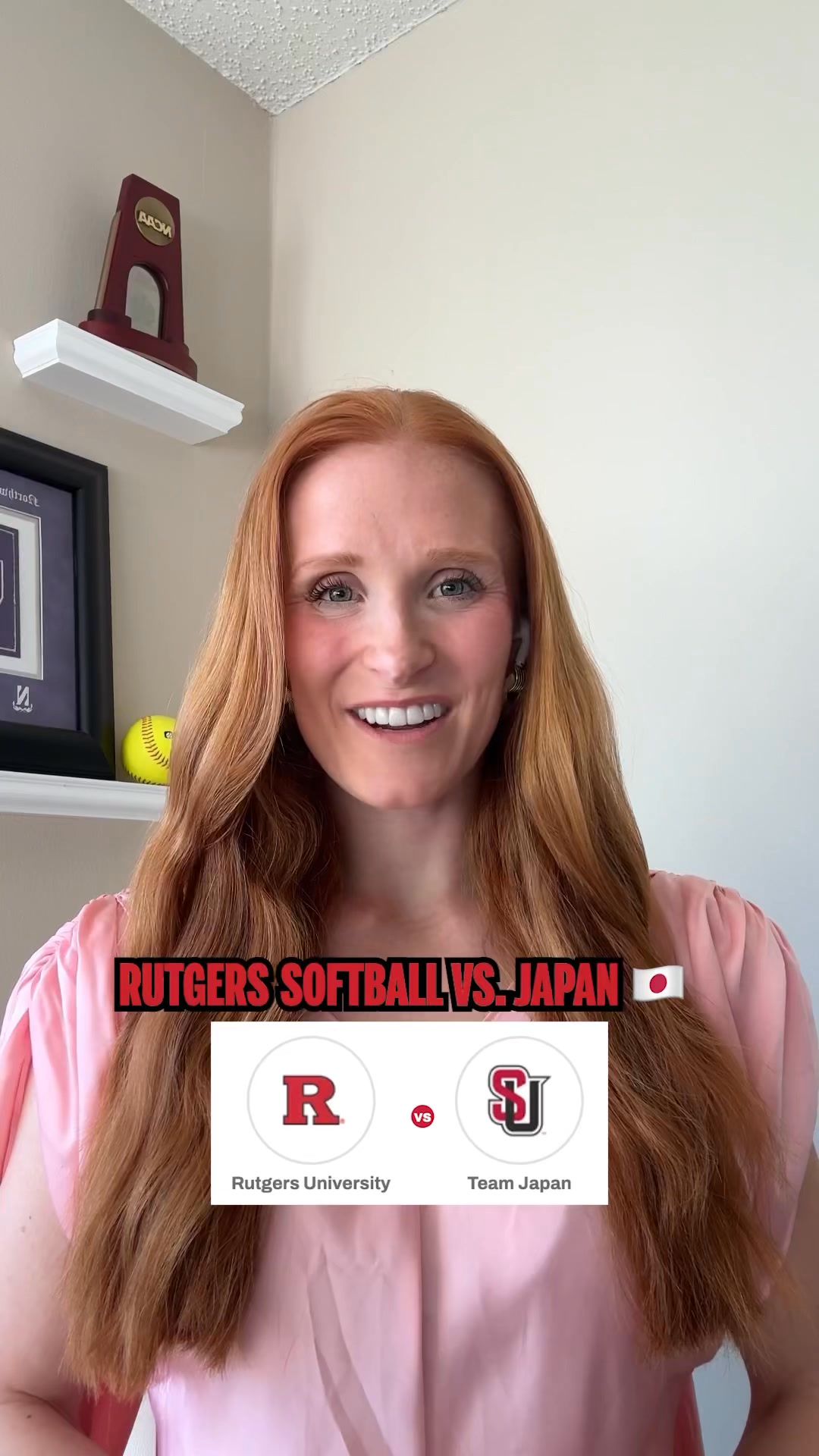 😱 Rutgers Softball has a regular-season game against… JAPAN?! 🇯🇵 Sydney ...