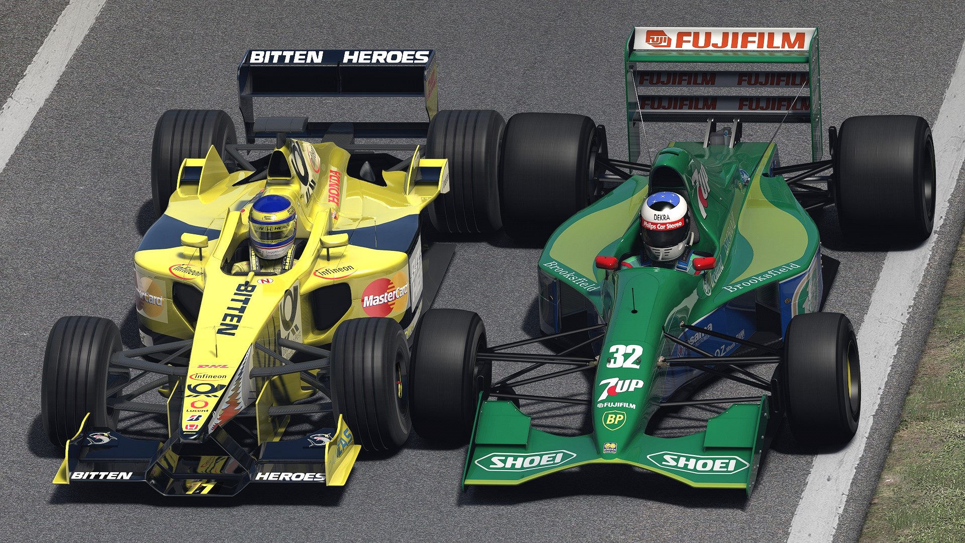 Michael Schumacher vs Jarno Trulli - 1991 Jordan 191 vs 2001