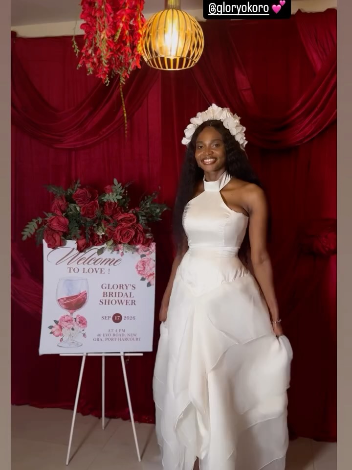 bridal shower dresses in nigeria So Pretty!!! Ijeoma✨ had a Lovely with some of her Best Girls. An Elite Wedding is Loading for sure!!! 👰🏾‍♀️🎂💃🏾, ., Bride-to-be: Ijeoma✨ , Friends: 👑Kioba Ebony-Marie Briggs , Stephanie color:Watermelon Party RD-01.09.25 Angela white with her
