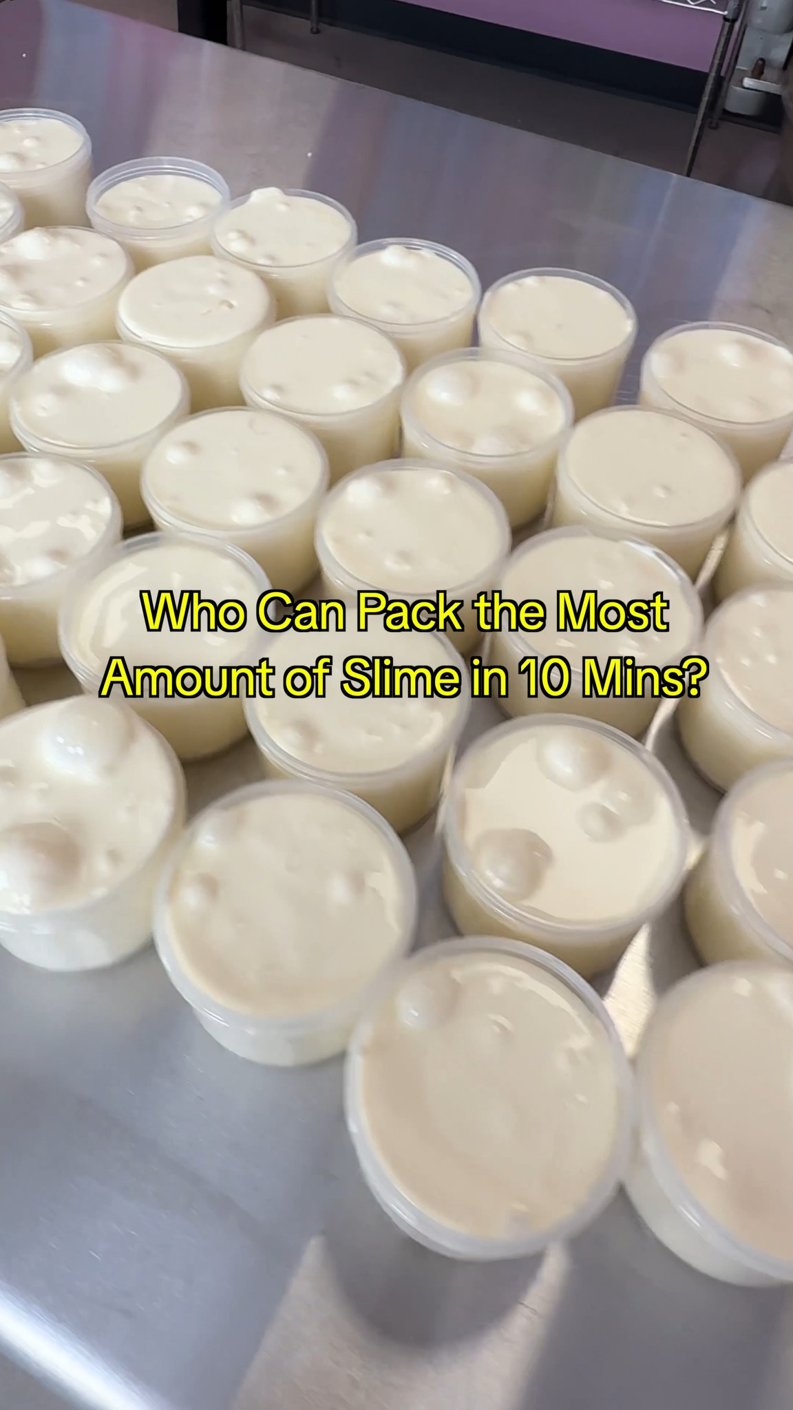 Kristie and Andrew go head-to-head in a 10-minute slime-packing ...
