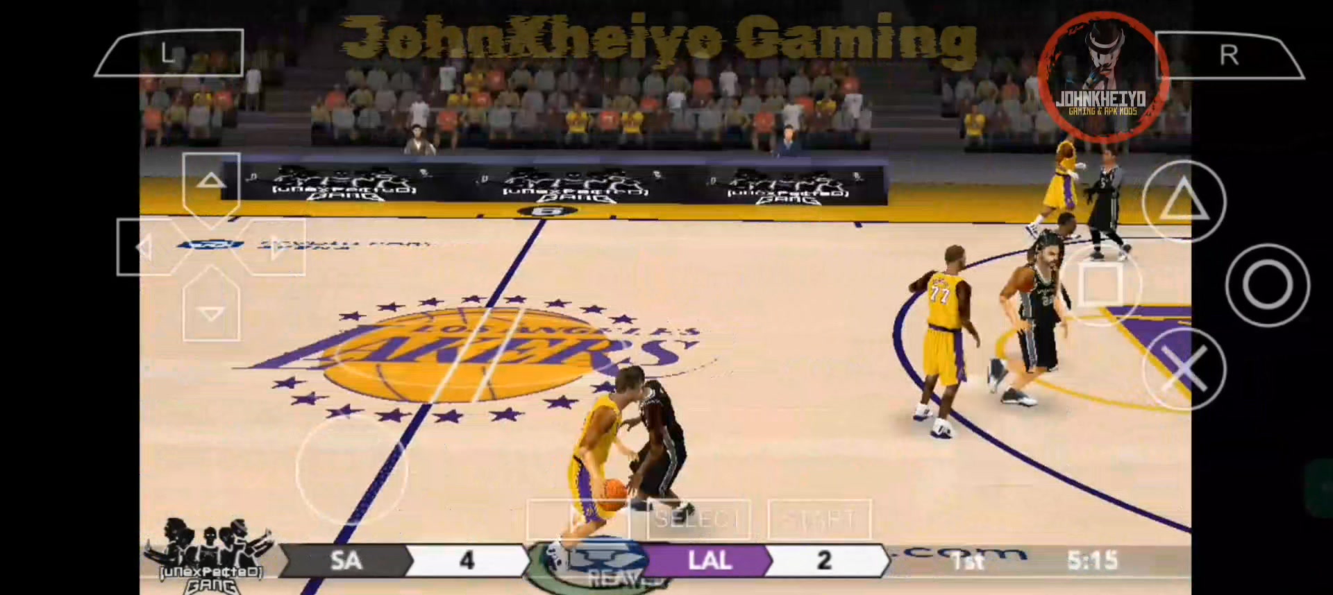 San Antonio Spurs vs. Los Angeles Lakers🔥🏀 - NBA LIVE 26 MOD ON