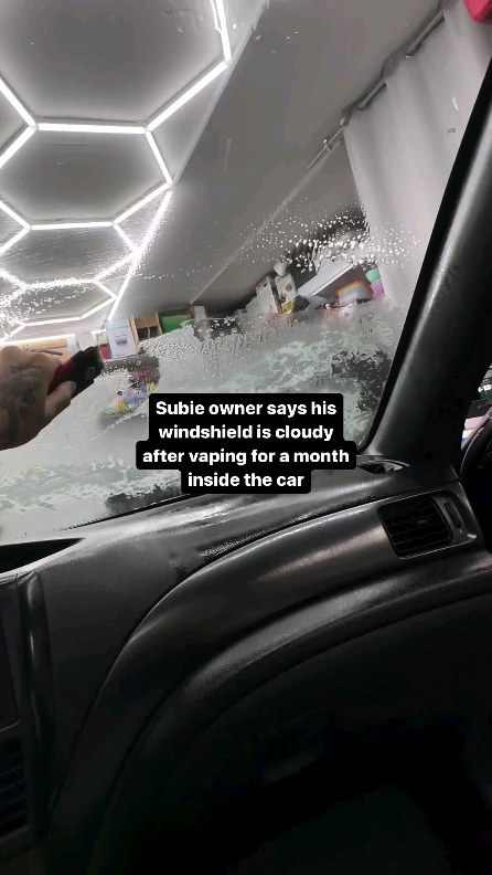 how to clean vape juice off windshield remove residue from car glass? Flavours:Huhubaba mech mod Steeping Vape Juice: A