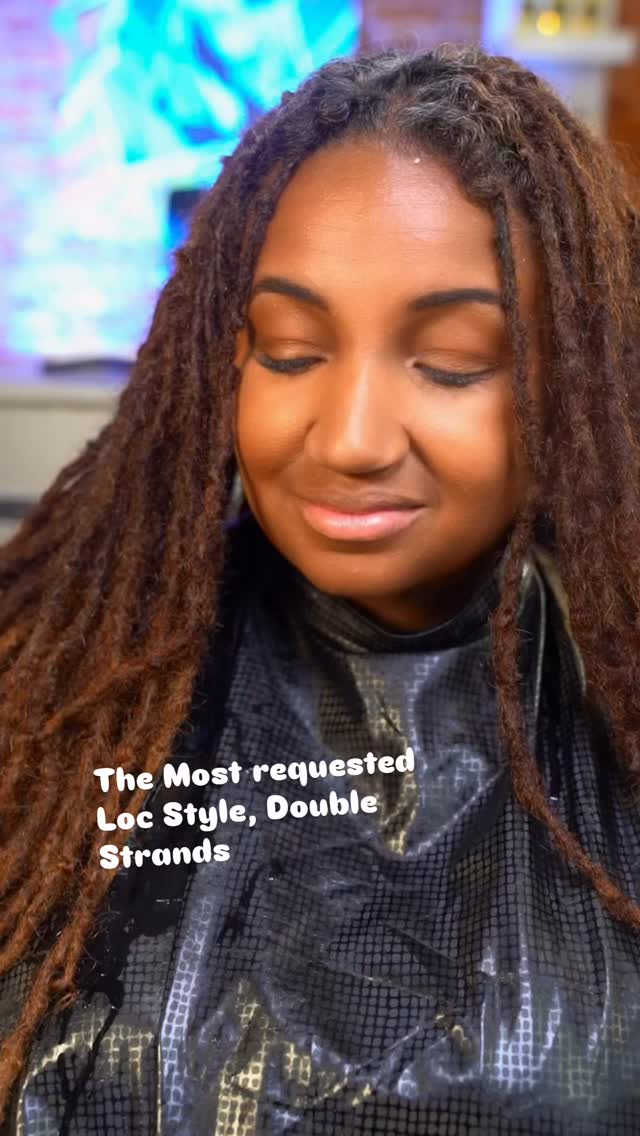 How to do a fiscale on locs. Check out these diamond parts by @pstyles3 ...