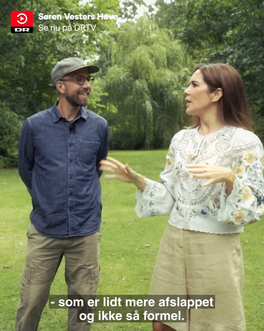 Søren Vester er på besøg i kongefamiliens private have ved Fredensborg ...