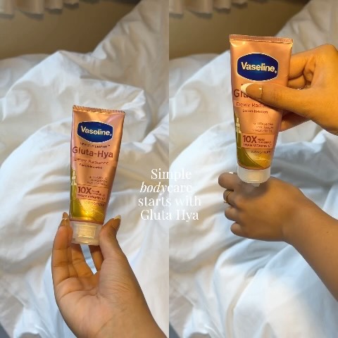 POV: You finally realized body care isn’t just a winter thing. 🤭☀️, Summer skin deserves hydration too! Vaseline Gluta-Hya keeps your skin feeling hydrated, lightweight, and glowing—no sticky vibes, 