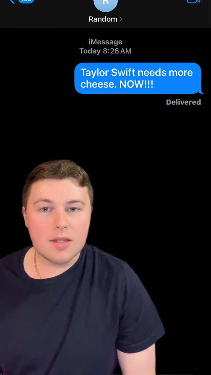 Texting Random Numbers!📱😂 TAYLOR SWIFT LIKES CHEESE!!!👸🏼🧀 #taylorswift ...